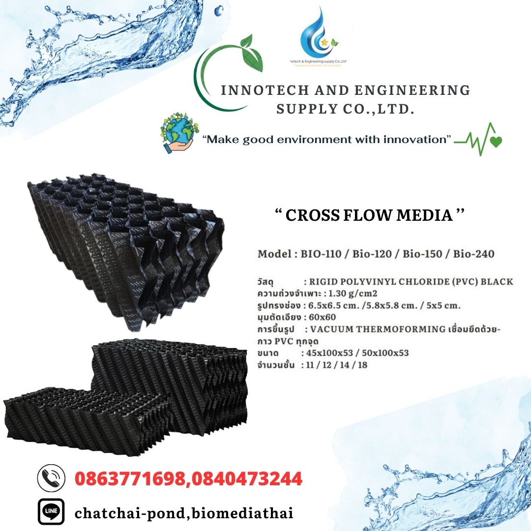 086-3771698 สั่งซื้อ โรงงานผลิต จำหน่าย cross flow media